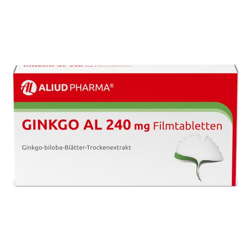 Ginkgo AL 240 mg Filmtabletten bei altersbedingten Gedächtniseinbußen mit leichter Demenz