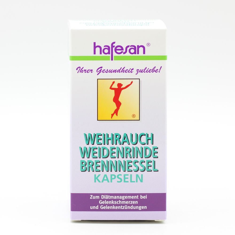 HAFESAN Weihrauch+Weidenrinde+Brennessel Kapseln