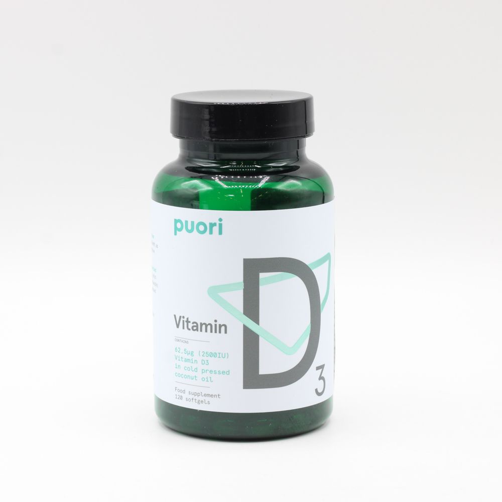 PUORI D3 Vitamin D3 2500 I.E. Weichkapseln