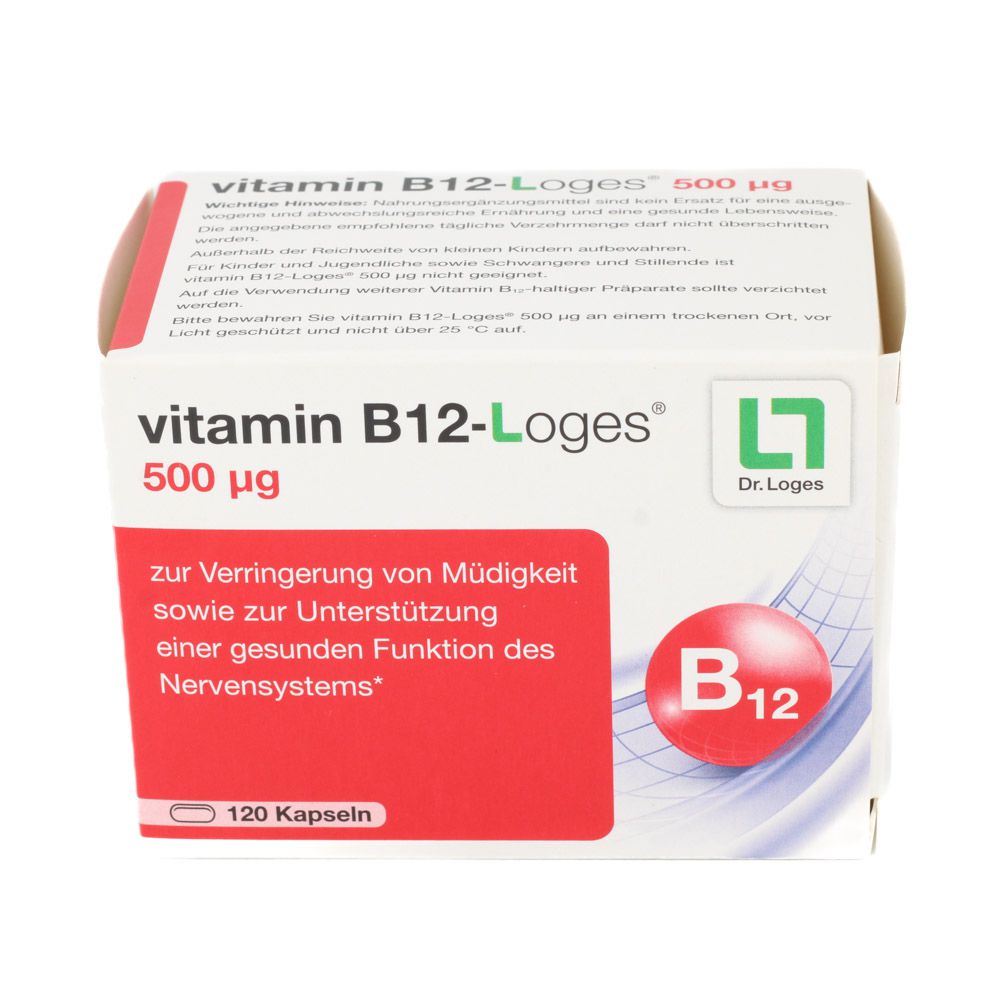 VITAMIN B12-LOGES 500 μg Kapseln